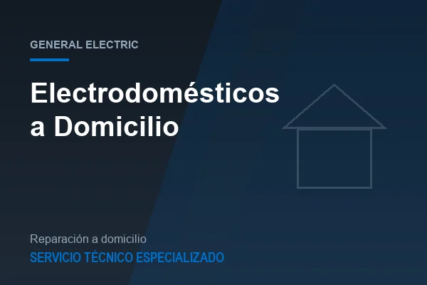 Técnico de servicio General Electric reparando electrodomésticos a domicilio en Lima